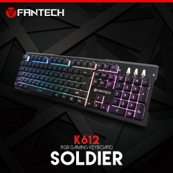 Tastatura PRO Gaming soldier K612 taste membrana 9 spectruri LED