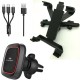 Set auto, suport tetiera tableta ipad dvd player universal + suport magnetic smartphone  + cablu incarcare rapida  USB