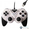joystick gamepad 14 butoane, double shock cu fir USB pentru PC functie turbo plug and play