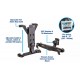 Set auto, suport tetiera tableta ipad dvd player universal + suport grila de ventilatie + cablu incarcare rapida USB