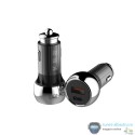 Incarcator auto smartphone incarcare rapida 3A USB, PD iphone, aluminiu