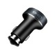 Incarcator auto 4x porturi USB incarcare rapida 5A, cablu extensie bancheta spate