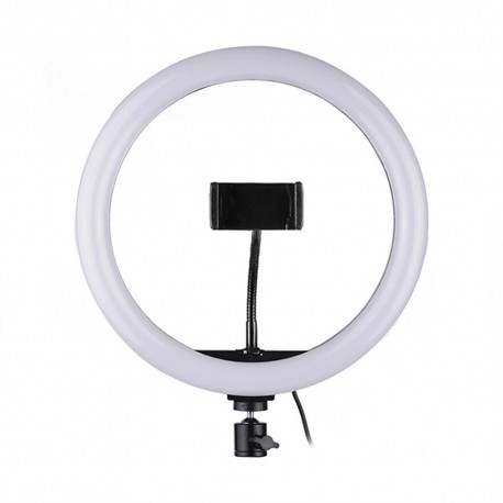 Lampa circulara smartphone tip inel, USB, 33 cm, 13 inch, lumina, calda, rece, neutra, studio , vlogging, live,  selfie