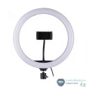 Lampa circulara smartphone tip inel, USB, 33 cm, 13 inch, lumina, calda, rece, neutra, studio , vlogging, live,  selfie