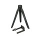 Mini trepied prindere surub smartphone deschidere maxima 6 inch, aparat foto, lampa circulara, 19 cm
