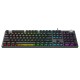 Tastatura mecanica gaming Aula F2028, efecte de lumini LED RGB, taste multimedia, anti-ghosting USB- semi-pro