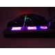 Tastatura mecanica gaming Aula F2028, efecte de lumini LED RGB, taste multimedia, anti-ghosting USB- semi-pro