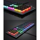 Tastatura mecanica pro gaming S2096, iluminare LED RGB 21 efecte, 104 taste anti-fantoma programabile, cu fir USB, MAC