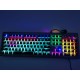 Tastatura mecanica pro gaming S2096, iluminare LED RGB 21 efecte, 104 taste anti-fantoma programabile, cu fir USB, MAC