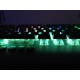Tastatura mecanica pro gaming F2099 slim, 21 efecte iluminare LED RGB, 104 taste anti-fantoma  cu fir USB, 4 taste multimedia