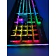 Tastatura mecanica pro gaming F2099 slim, 21 efecte iluminare LED RGB, 104 taste anti-fantoma  cu fir USB, 4 taste multimedia