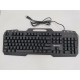 Tastatura gaming metalica iluminata, LED multicolor semi mecanica X800, cu fir USB