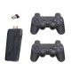 Consola gaming 4K retro 2x controller wireless dual 2,4G, stick pentru jocuri video plug-and-play, ieșire HDMI