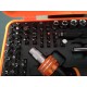 set 69 IN 1 de surubelnite profesionale cu maner cu clichet rotativ si bara de extensie