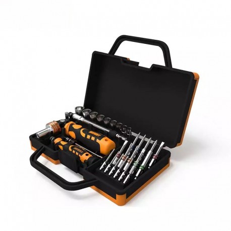 set 31 IN 1  surubelnite profesionale cu inel de culoare si bara de extensie