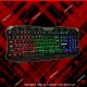 Tastatura gaming fantech hunter k10, led , 8 taste multimedia, usb