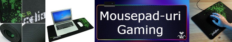Mousepad-uri GAMING simple si RGB, diferite marimi